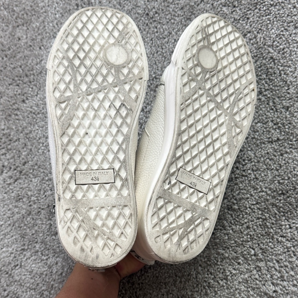 Giuseppe Zanotti White Leather High-Top Sneakers - Picture 6 of 9